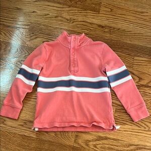 Janie And Jack Coral Kids' Striped Pullover Shirt